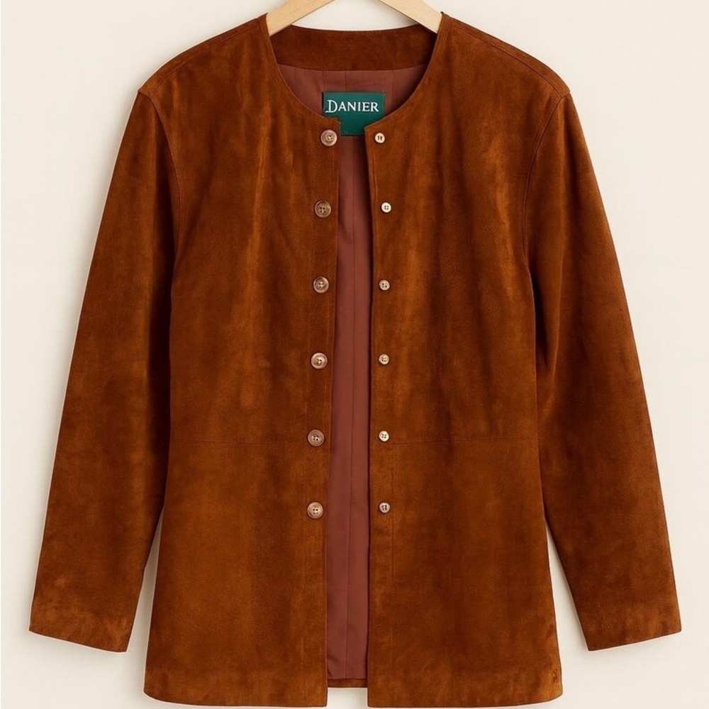 Danier Women's Tan Leather Jacket SIZE XS